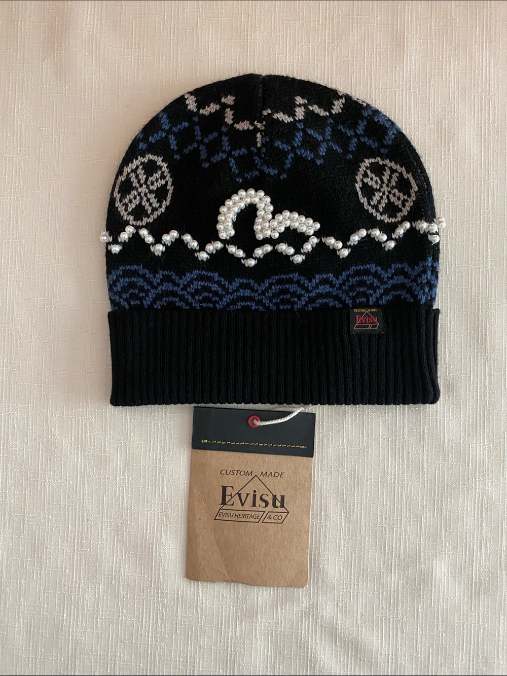 Evisu Custom Made Rare to Find Beanie Hat
